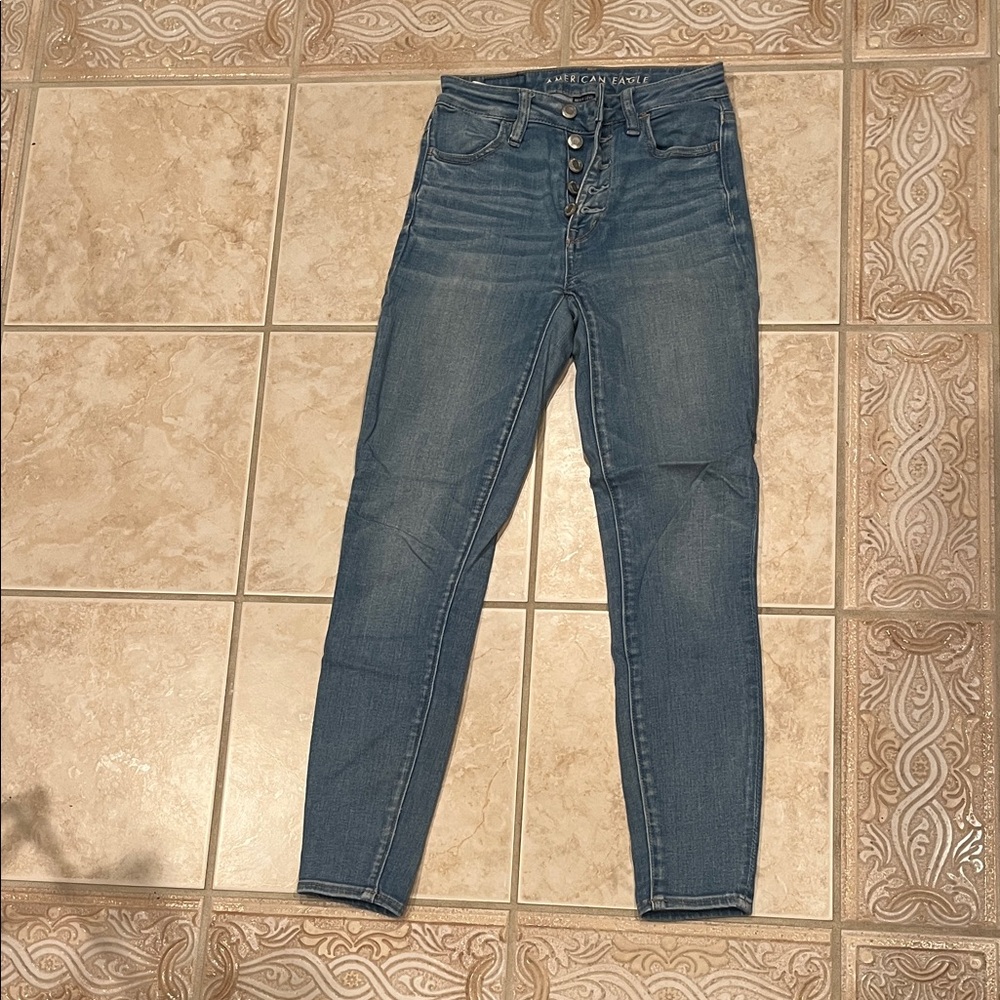 American Eagle Outfitters Blue Skinny Jeans